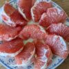 quartier de chair du pomelo rouge rio red